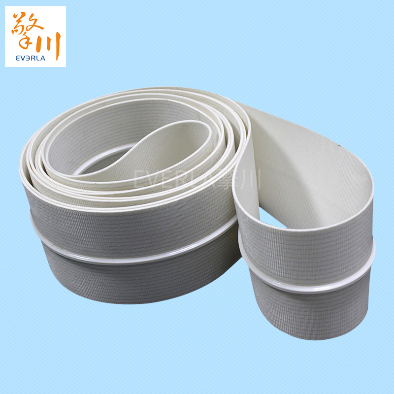 白色加導(dǎo)條橡膠<a href='http://ontimecarpet.com/shusongdai/' target='_blank'><u>輸送帶</u></a>主圖