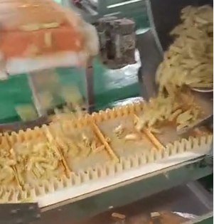 食品級(jí)裙邊<a href='http://ontimecarpet.com/shusongdai/xiangjiao/' target='_blank'><u>擋板輸送帶</u></a>